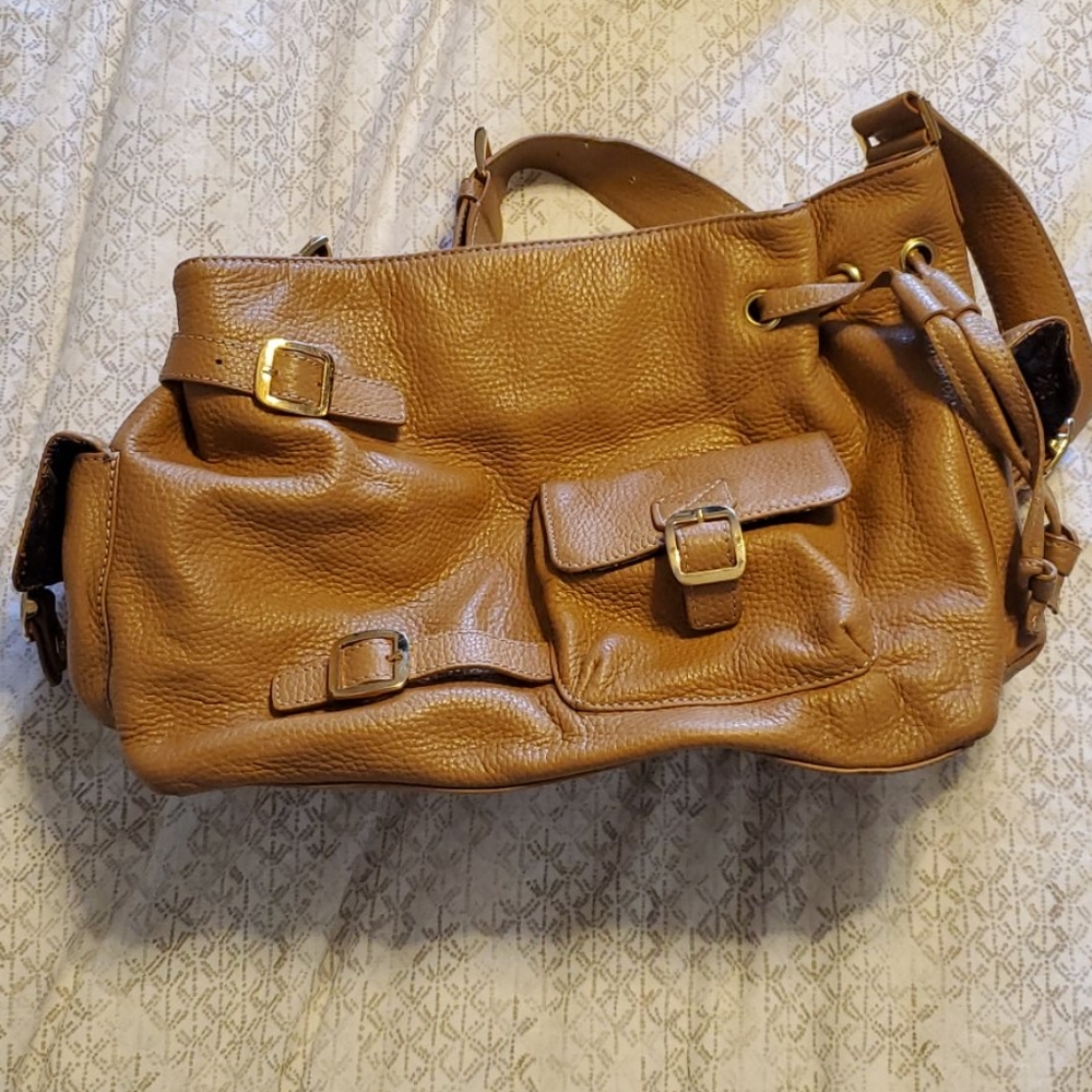 Maxx New York Brown Leather Bag